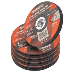 Круг отрезной по металлу 125x1.2x22.2мм (к-т 50 шт) FORCEKRAFT FK-CW505[к-т 50 шт.]