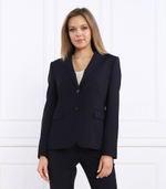 хлопковый пиджак juleah BOSS BLACK - темно-синий(50490035)
