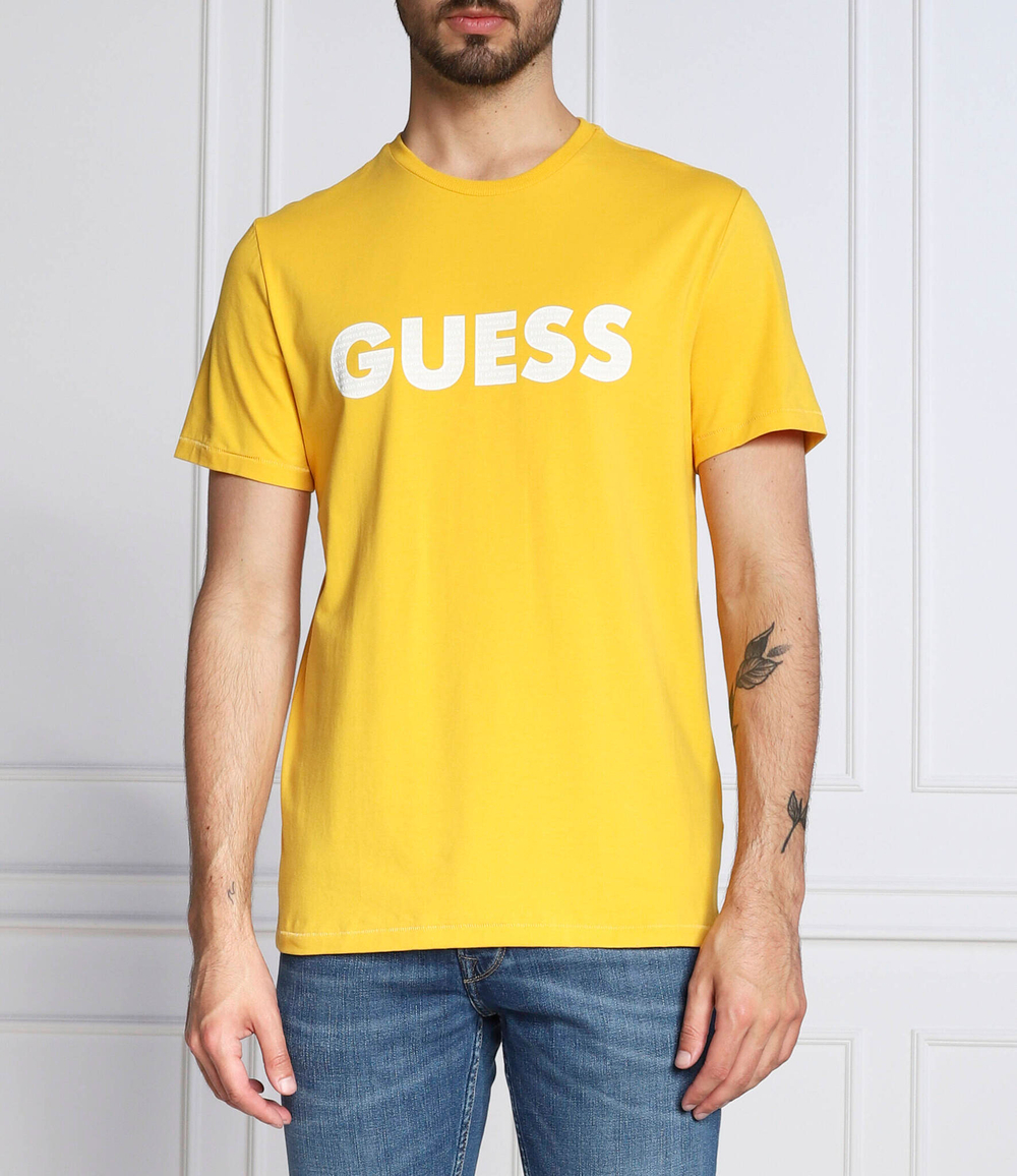 футболка labyrinth GUESS - желтый(M2YI42 J1311)