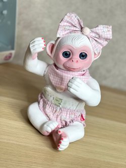 Игрушка мягконабивная 35см АниРеал Обезьянка (60170)
