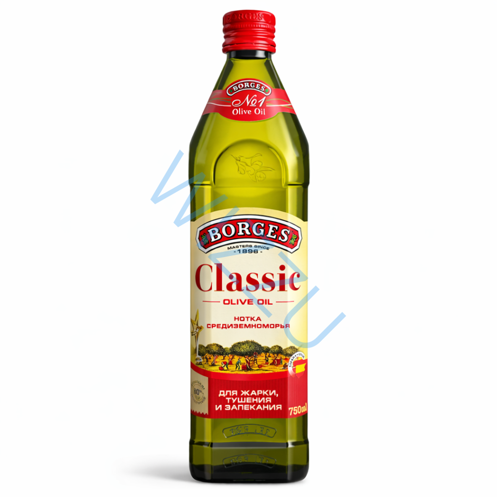 Масло оливковое Боргес 100% ст/б 0,75л