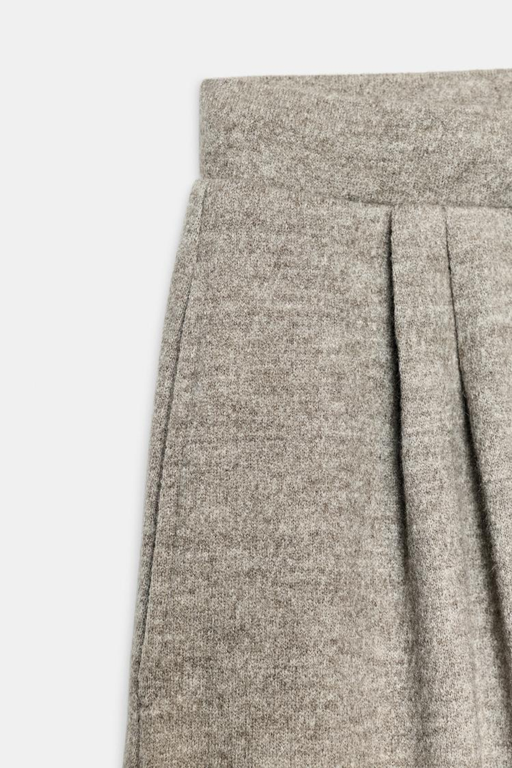 ZARA МЯГКИЕ БРЮКИ, СЕРЫЙ МЕЛАНЖ