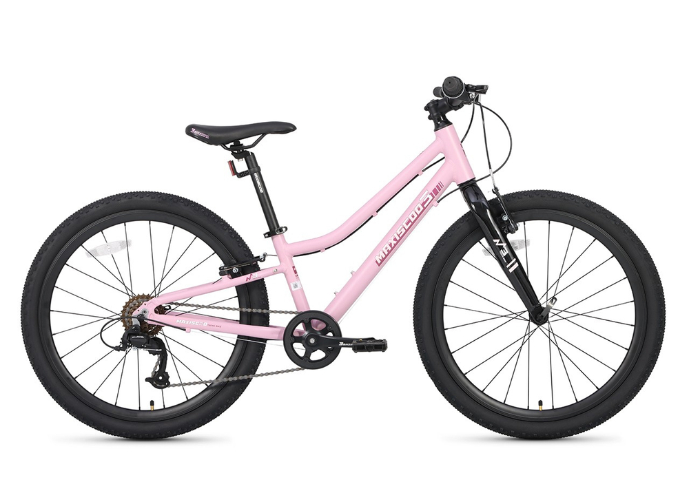 Велосипед 24'' Maxiscoo 3BIKE L Розовый Матовый (2025)