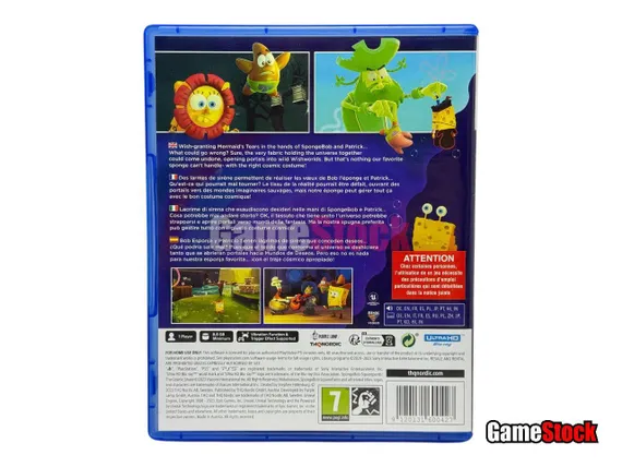 PS5 Губка Боб / SpongeBob SquarePants: The Cosmic Shake (Б/У, Русские субтитры, PPSA-16527)