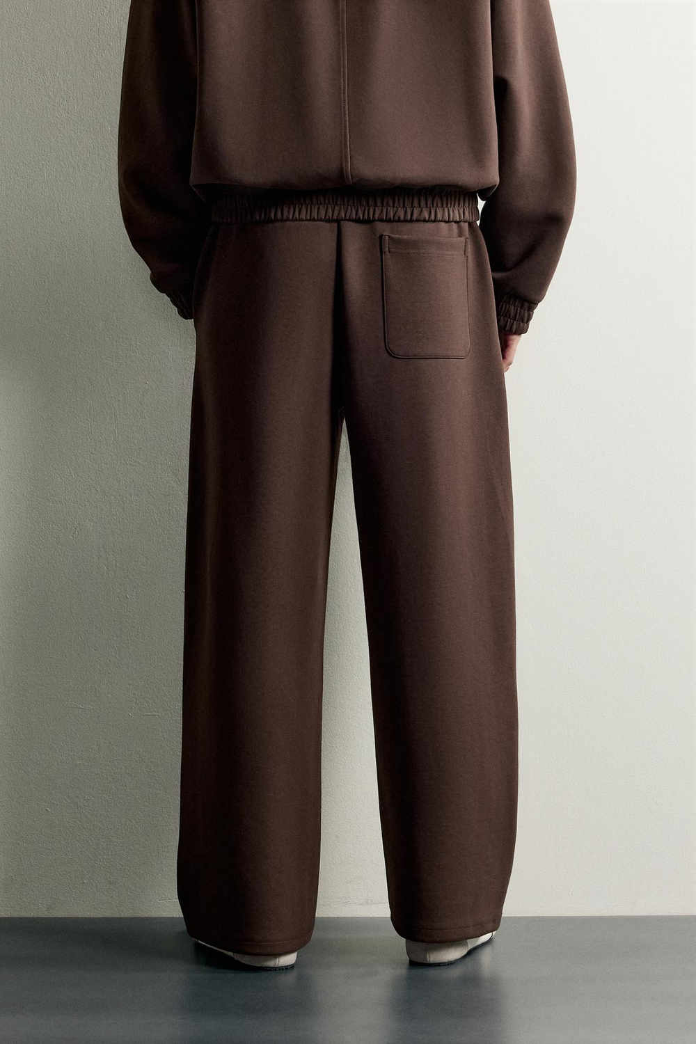 ZARA БРЮКИ RELAXED FIT, КОРИЧНЕВЫЙ