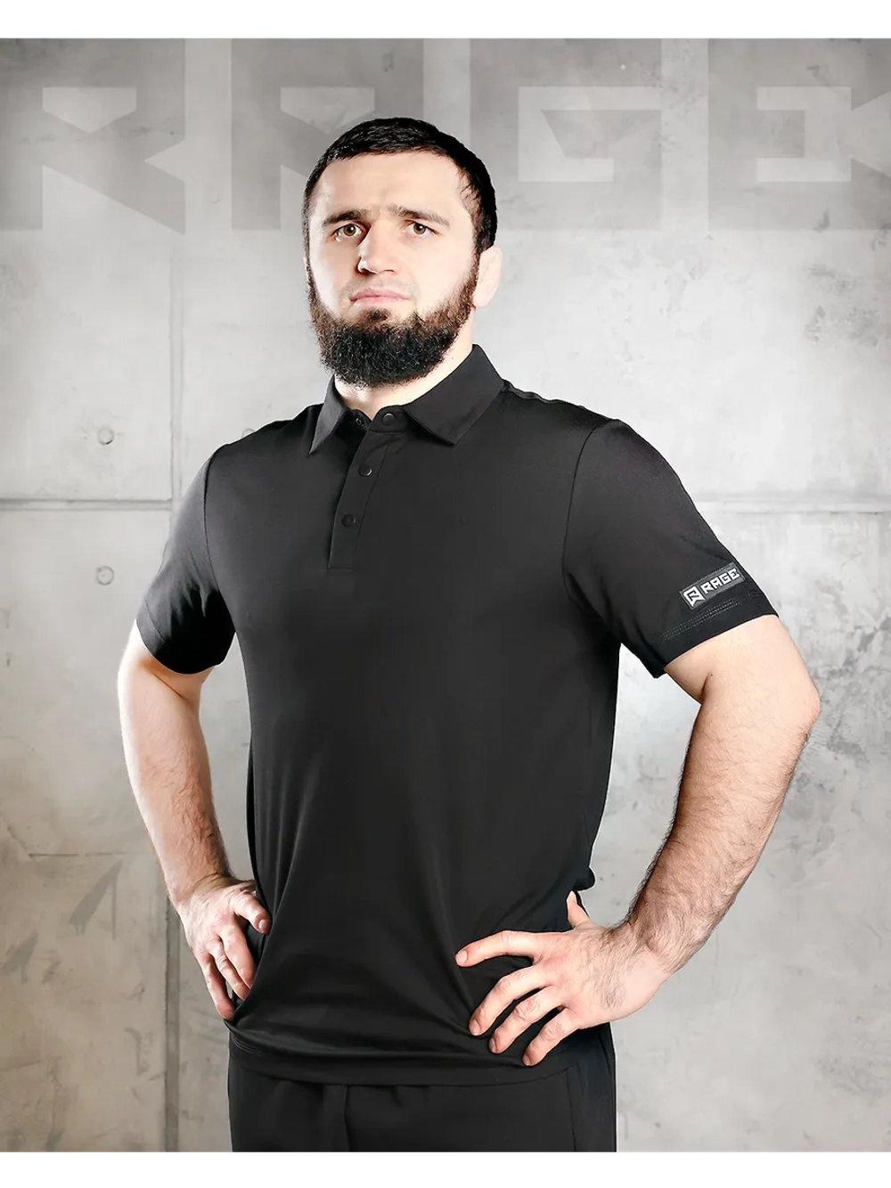 Поло Rage black арт.: HY25698