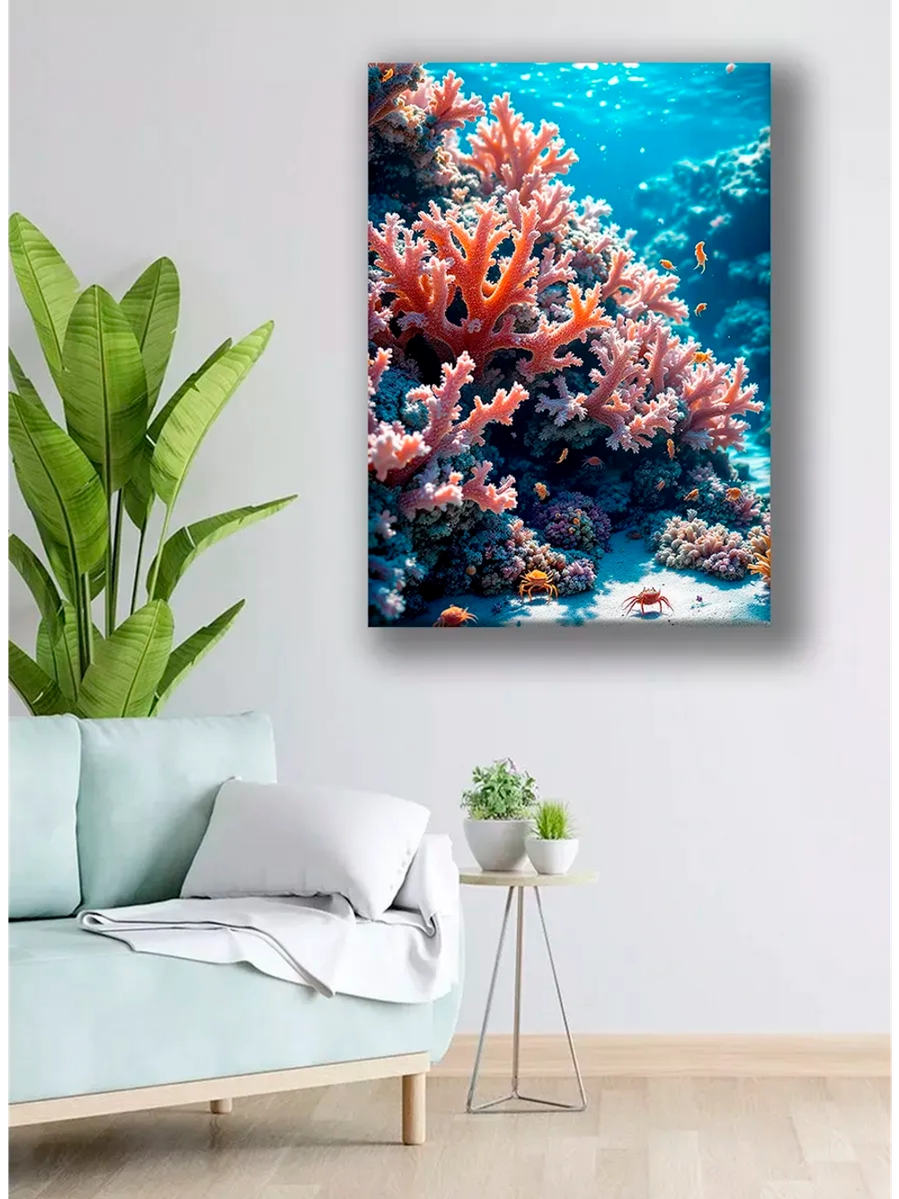 Картина Кораллы Красного моря, интерьерная 30х40см 1шт.