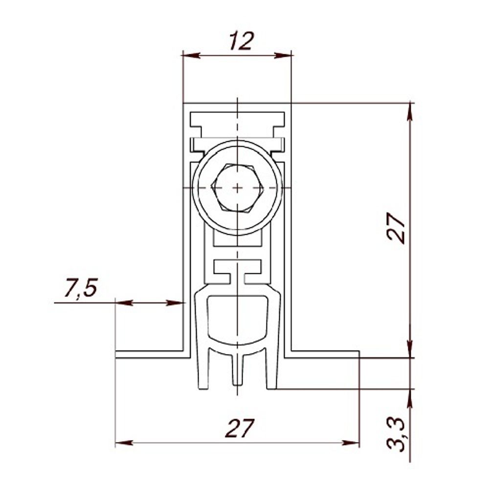 Автоматический порог ARMADILLO EASY BLOCK F/1020 /45403/