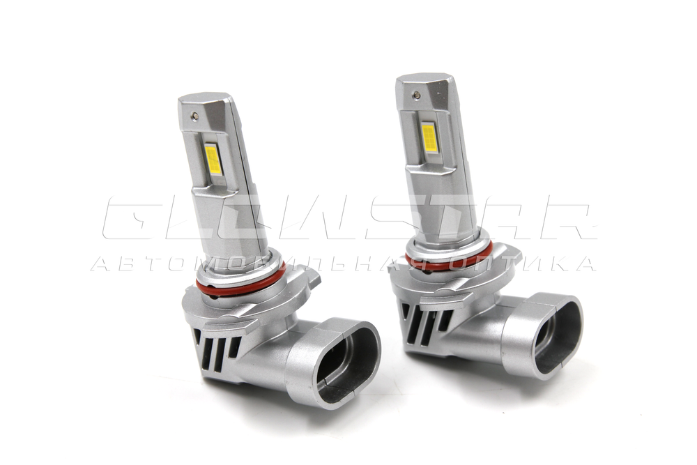 Cветодиодные лампы HB3 (9005) Sariti E4S с вентилятором, 12V, 25W, 5500K (комплект, 2шт)