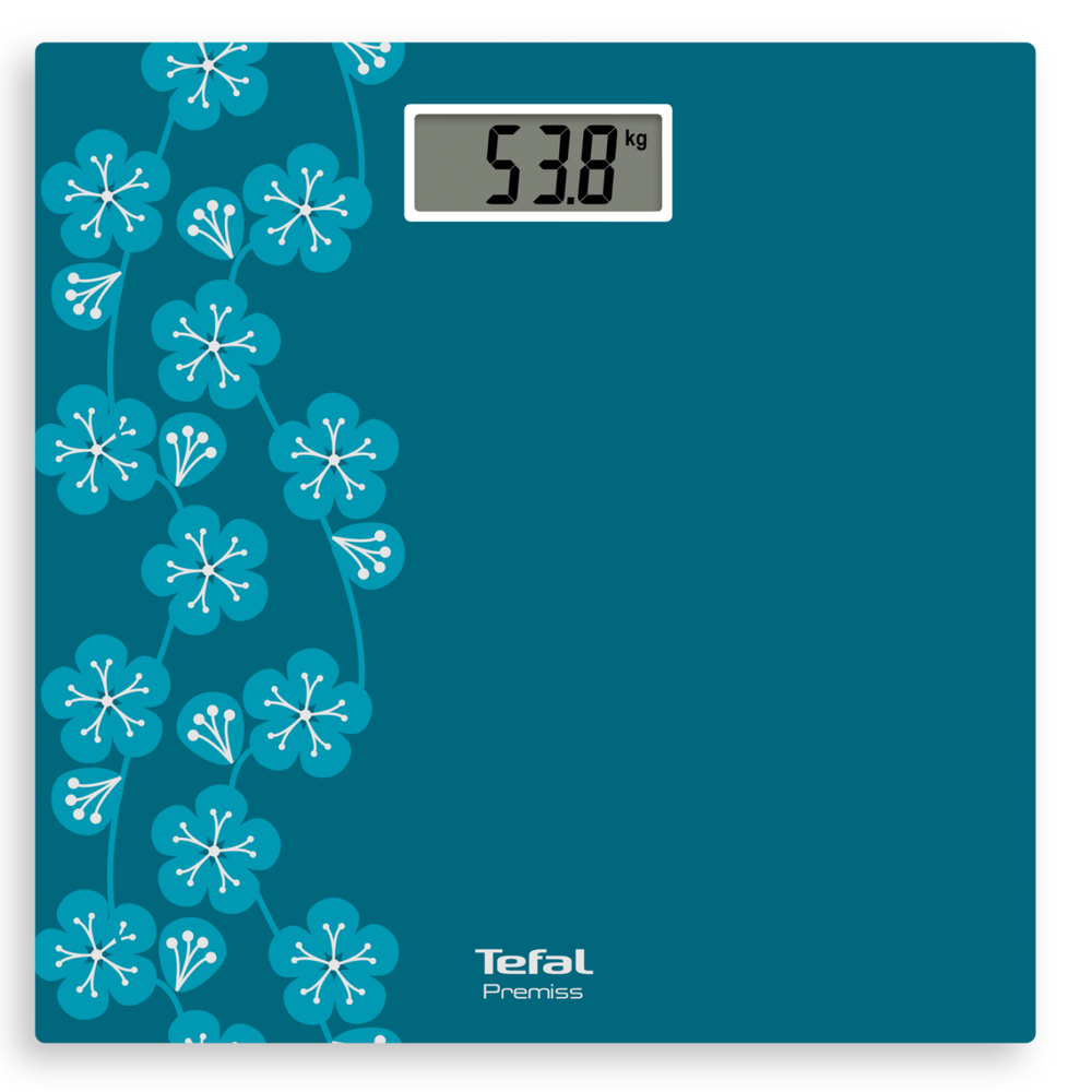 Напольные весы Tefal Premiss Blossom Blue PP1433V0