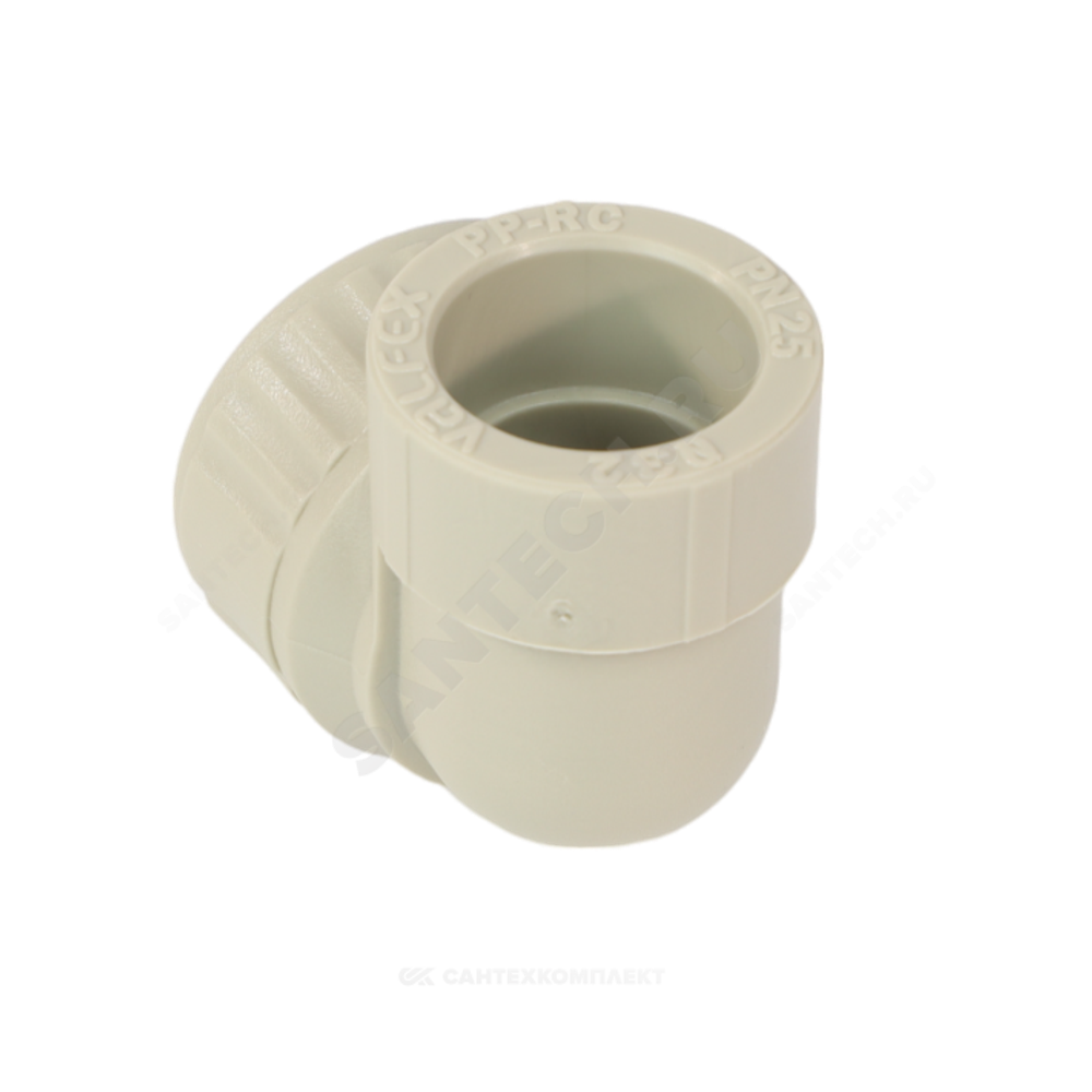 Угольник PP-R комбинированный серый Дн 32х3/4" ВР VALFEX 10125132Г