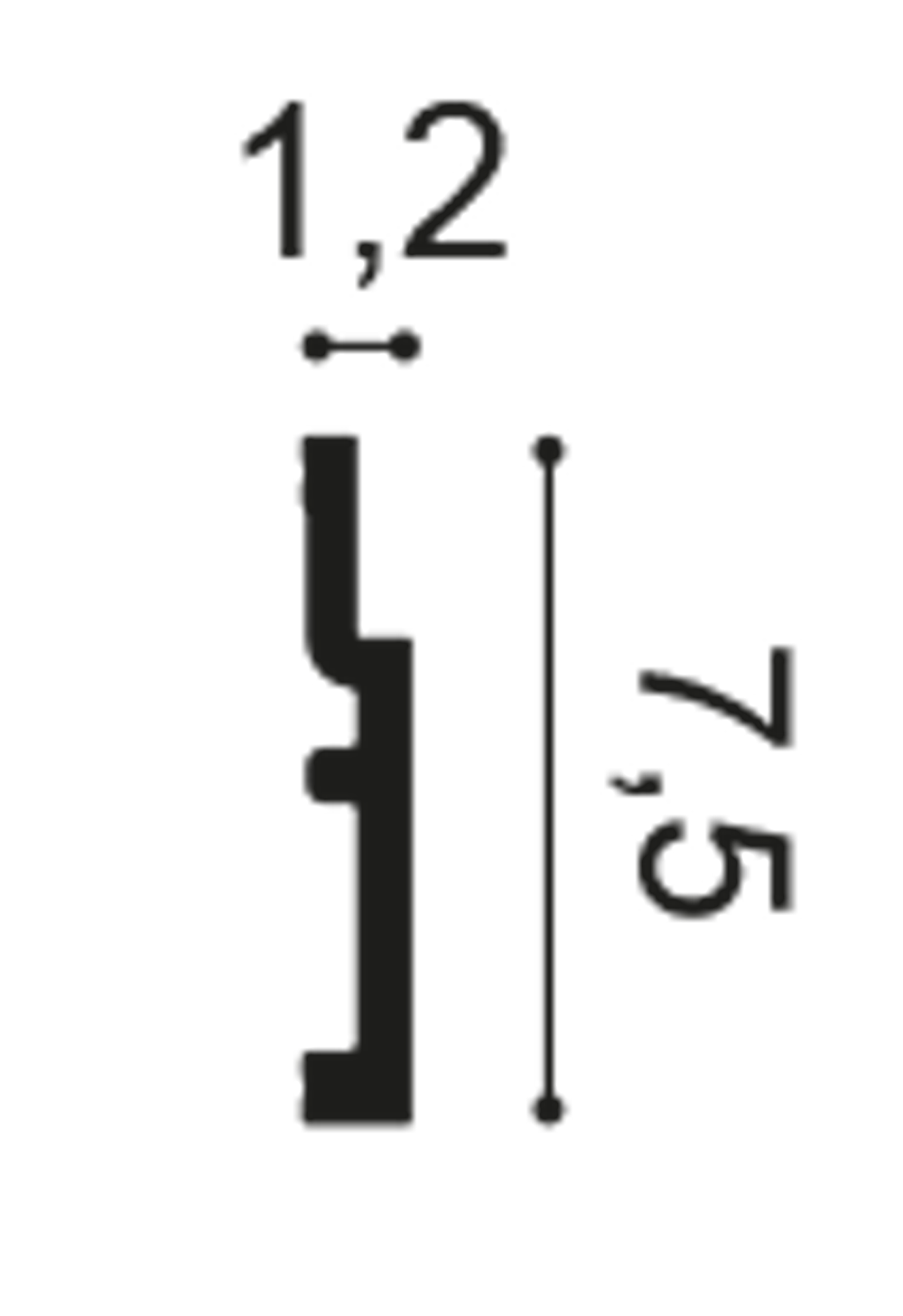 Плинтус SX187