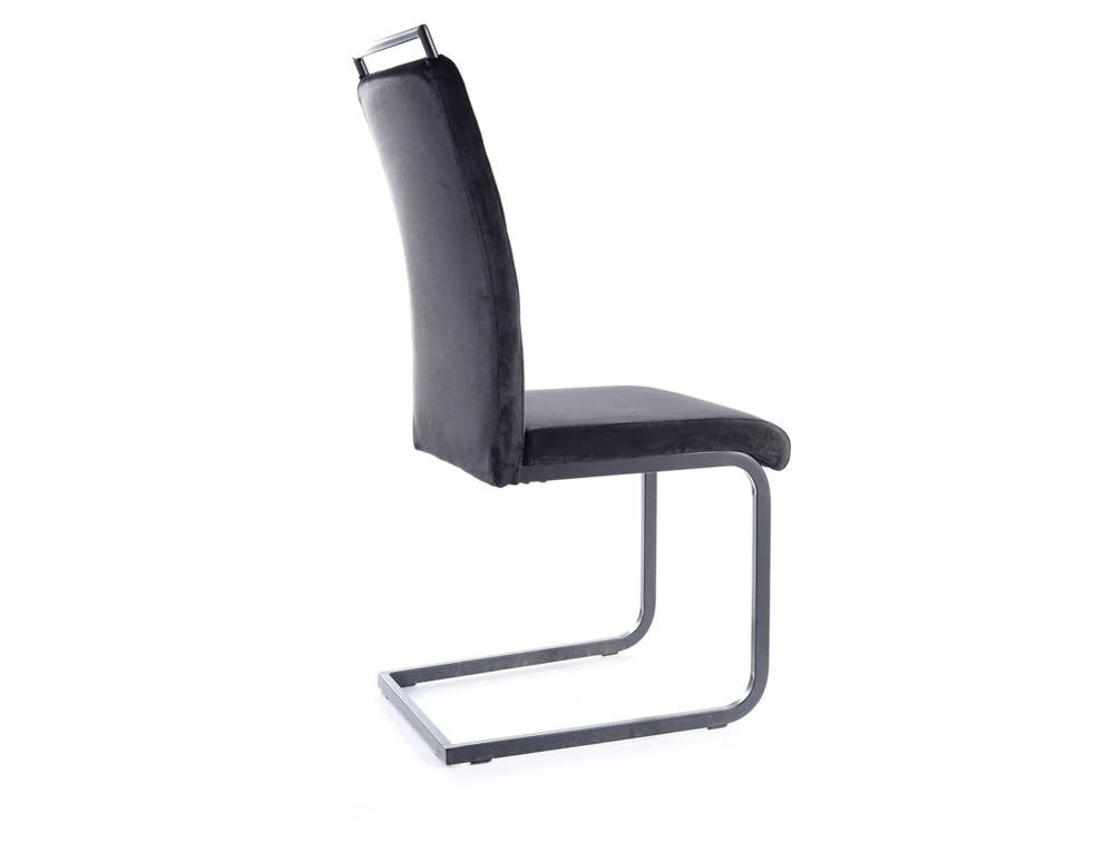 Стул SIGNAL H441 Velvet tap. 117 черный/черный мат