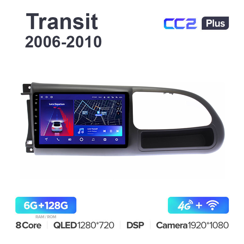 Teyes CC2 Plus 9"для Ford Transit 2006-2010