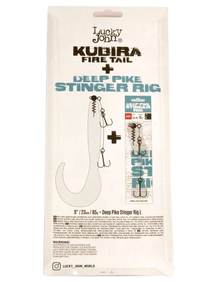 Твистеры LJ 3D BBS Series KUBIRA FIRE TAIL 9,0in (22,86)/PG45 1шт.