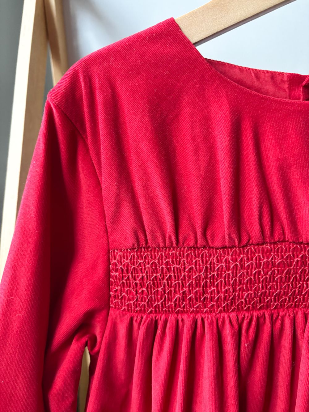 Новое вельветовое платье Petit Bateau, 128