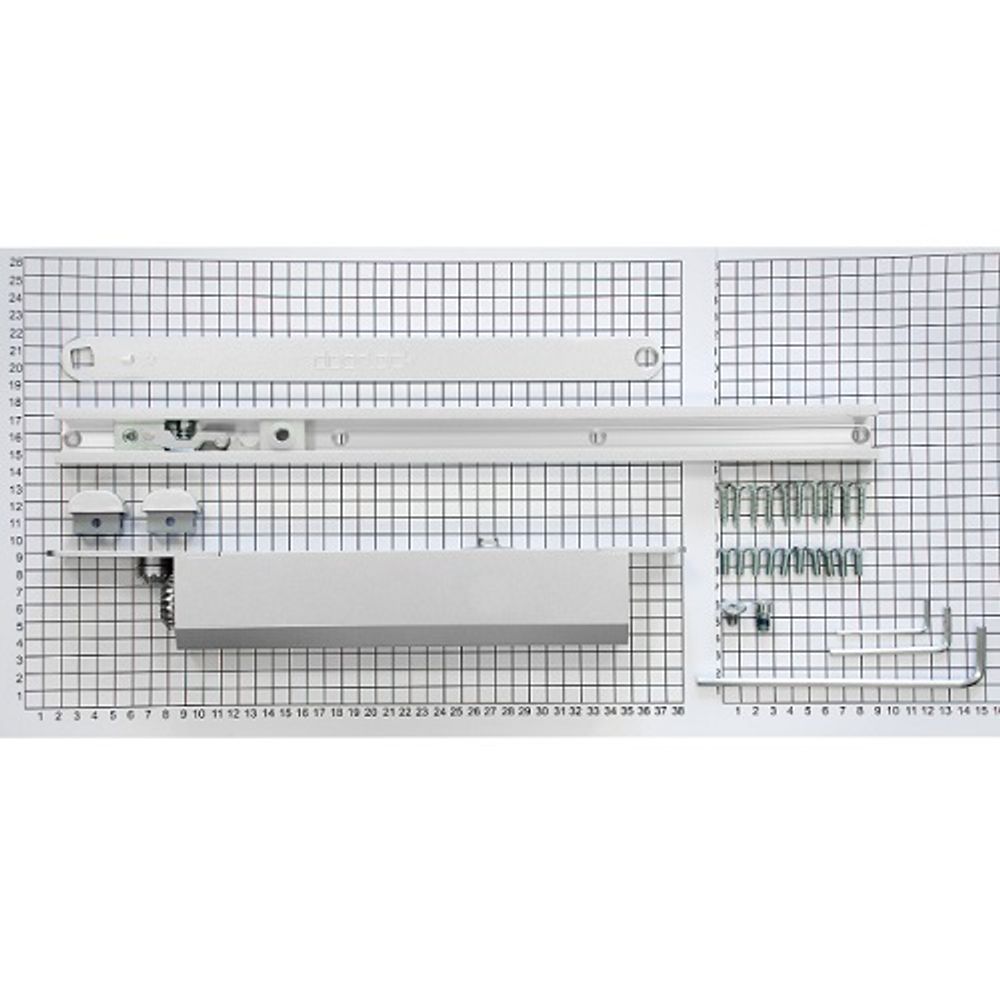 Доводчик врезной DOORLOCK DL750ITS/BC (Hold-open,Back Check) EN3-6 серебро