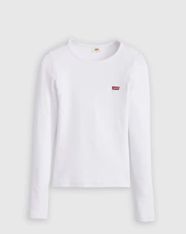Лонгслив женский LEVI'S HAYES LS TEE WHITE