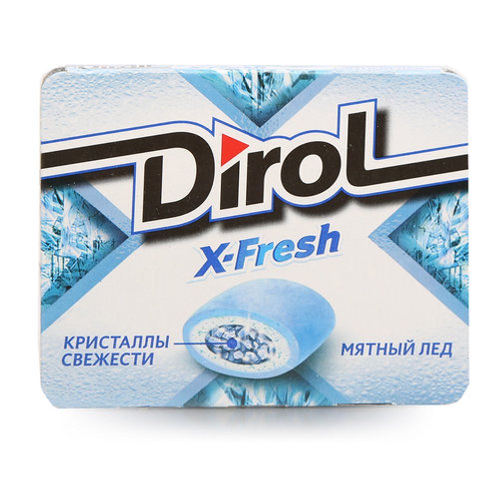 Жевательная резинка Дирол X Fresh перечная мята 16г