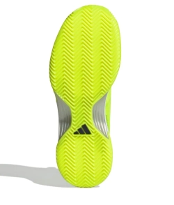 Женские теннисные кроссовки Adidas Avacourt 2 Clay - lucid lemon/zero metalic/cloud white