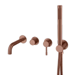 Смеситель встроенный для ванны Uno Brushed Bronze