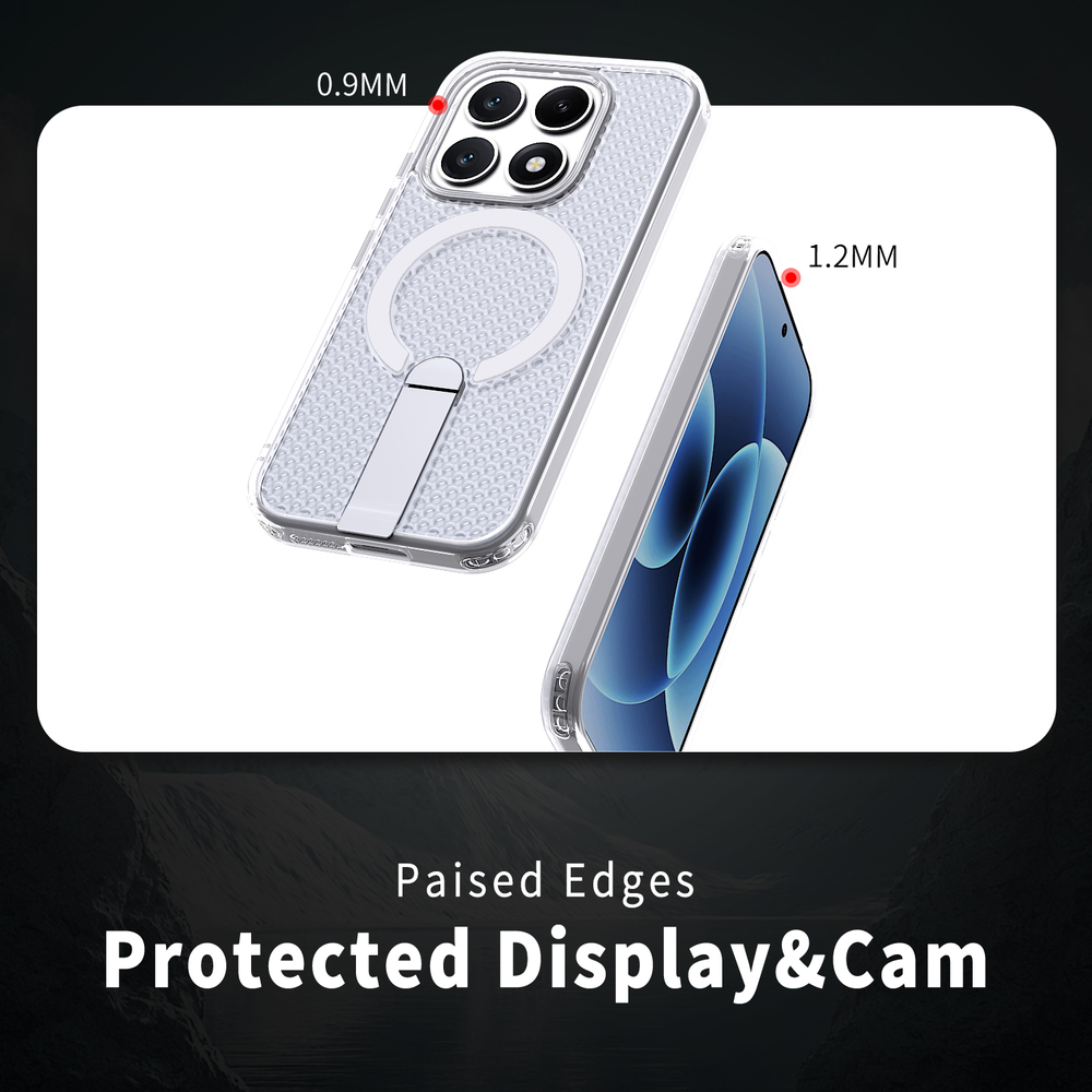 Прозрачный чехол Mesh Pro Magnetic Case для Xiaomi 17