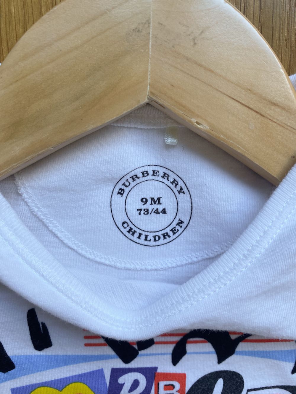 Хлопковое боди Burberry, 74