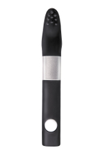 Вибратор клиторальный 8Gb USB памяти черный Qvibry 12 см