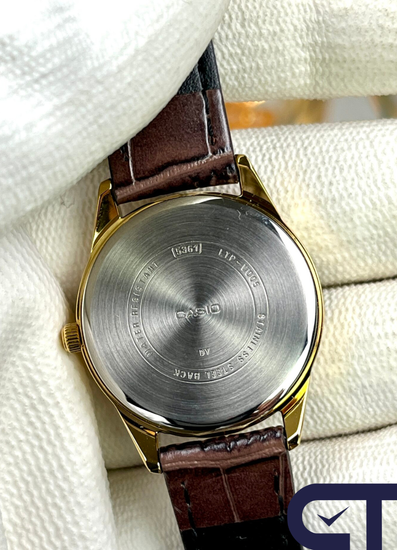 Casio LTP-V005GL-9B — женские часы с ремешком из кожезаменителя