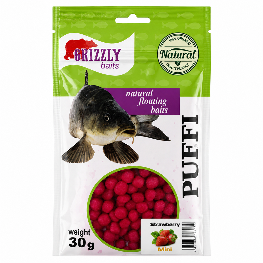 Насадка рыболовная PUFFI 30g Strawberry (Клубника) #11
