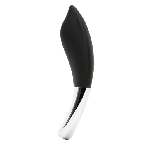 Чёрный вибромассажёр в трусики 8,9см с пультом ДУ Fifty Shades of Grey Relentless Vibrations Remote Panty Vibrator
