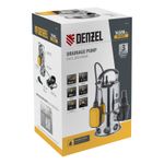 Насос дренажный DPL800X, 800 Вт, подъем 7 м, 16500 л/ч Denzel