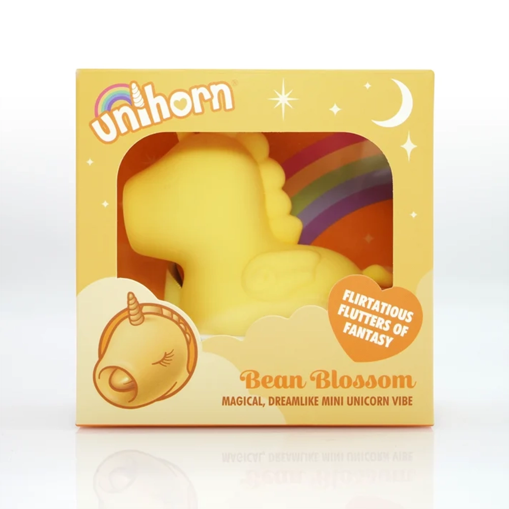 Unihorn Bean Blossom вибратор с крутящимся язычком