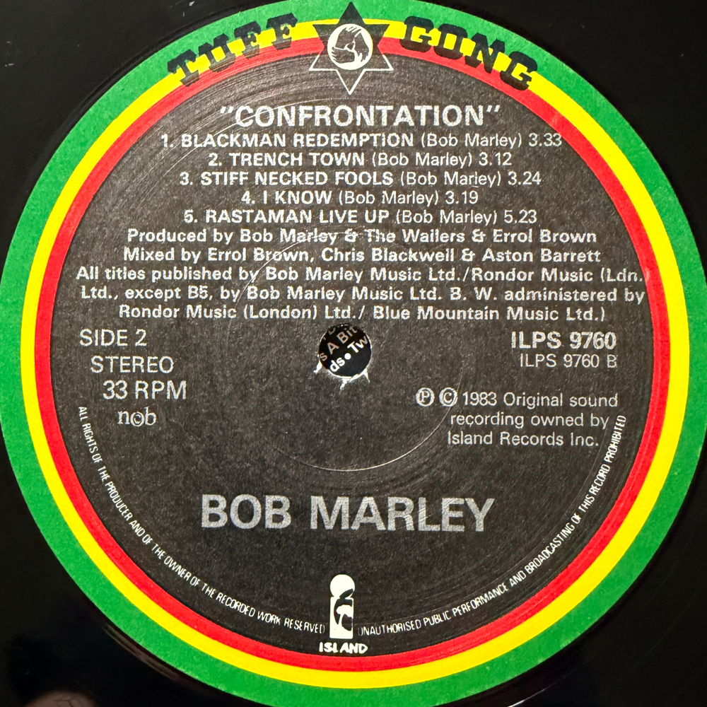 Bob Marley & The Wailers - Confrontation (Скандинавия 1973г.)