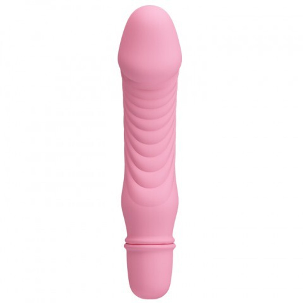 Мини вибратор "Stev" 13,5 x 2,9 см. светло-розовый