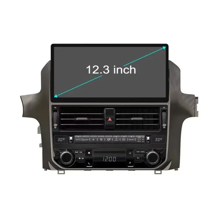 Магнитола для Lexus GX460 2009-2019 - Kuberg BNR-16GXMEG12 монитор 12.3" на Android 13, Быстрая, 4G SIM-слот, CarPlay