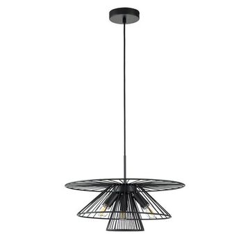 Подвесной светильник 3*E14 V000287 10016/3P Black черный Strato Indigo