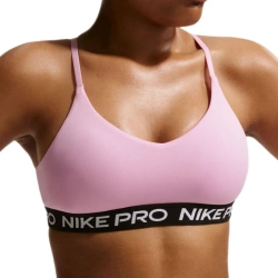 Теннисный бюстгальтер dziewczecy Nike Girls Pro Indy - pink rise