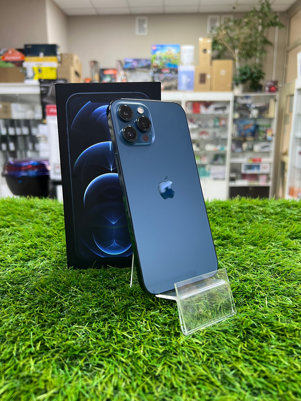 Б/У iPhone 12 Pro Max 128Gb Pacific Blue