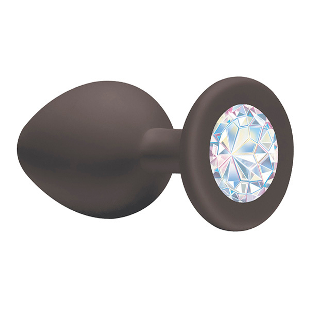Анальная пробка Lola Games Emotions Cutie Medium Black moonstone crystal 4012-08Lola