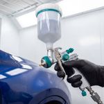 Краскораспылитель Stels AG 901 LVMP профессиональный, гравитационного типа, сопло 1.3 и 1.1 мм