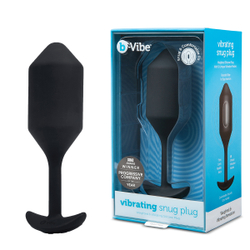 b-Vibe Vibrating Snug Plug 4 - Анальная пробка с вибрацией