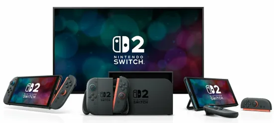 Портативная игровая консоль Nintendo Switch 2 и игра Mario Kart World