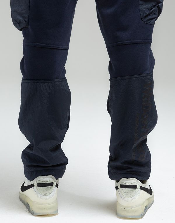 Спортивные Штаны We Don’t Care Nylon Trim Cargo Sweatpants Navy - фото 4
