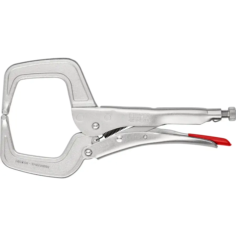 Клещи зажимные сварочные никелирование 280 мм Knipex 42 34 280