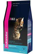 Eukanuba Senior 7+ сбалансированный сухой корм для кошек 400 г