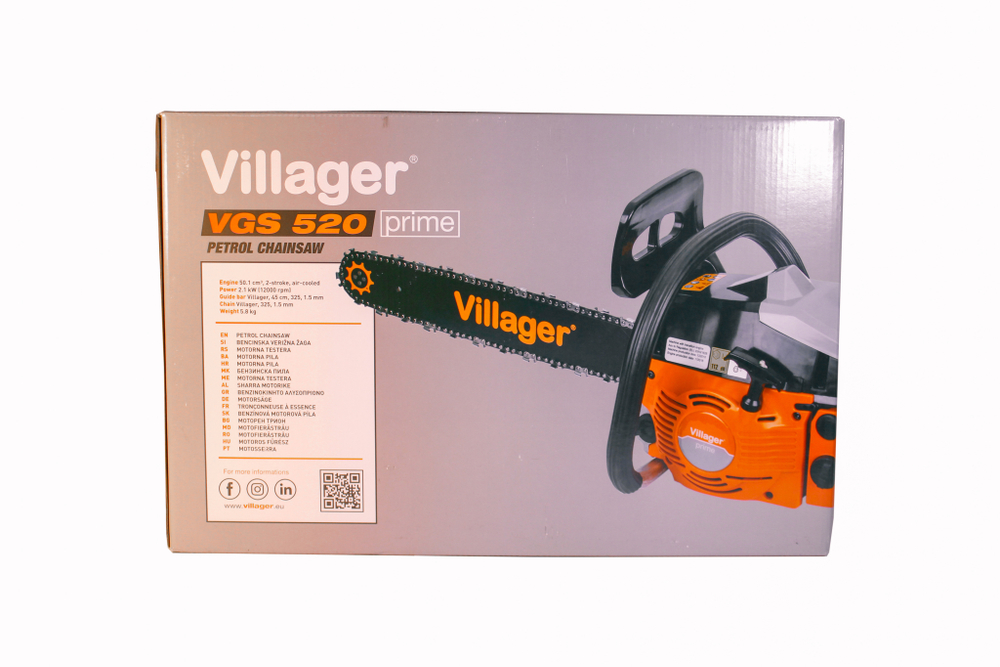 Бензиновая цепная пила Villager VGS 520 PRIME