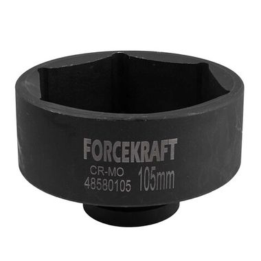 Головка ударная глубокая 1'', 105мм (6гр.) FORCEKRAFT FK-48580105