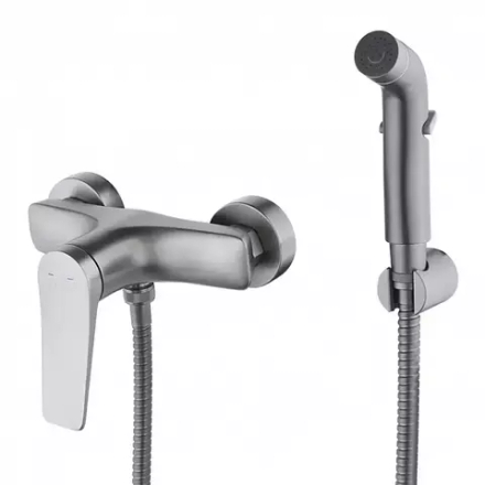Смеситель с гигиеническим душем Lemark Bronx - LM3718GM
