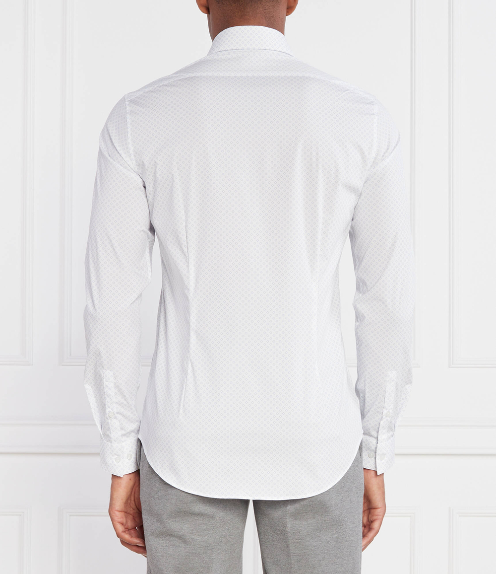 Рубашка POPLIN SQUARE PRINT Calvin Klein - белый(K10K111638)